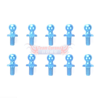 Tamiya 53642 5mm ALUMINUM BALL CONNECTOR (BLUE)